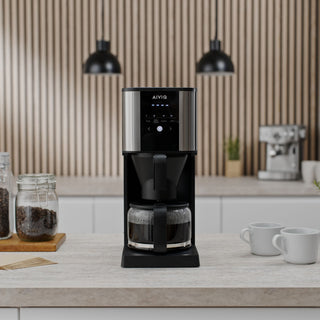 AIVIQ Grind 'N Brew Inspire - Automatisk Filter kaffebryggare med Kvarn - AGC-321