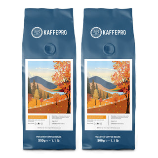 Kaffepro Golden Harvest - Kaffepaket: 2 x 500g Kaffebönor