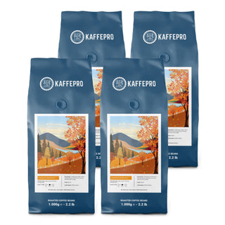 Kaffepro Golden Harvest - Kaffepaket: 4 x 1kg Kaffebönor