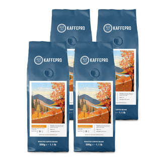 Kaffepro Golden Harvest - Kaffepaket: 4 x 500g Kaffebönor