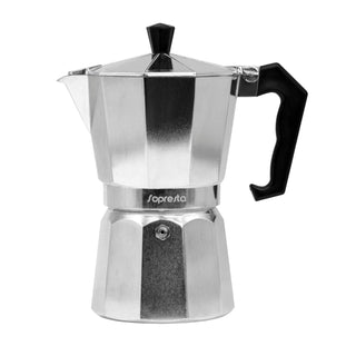 Sopresta Moka Pot Espresso kande i Aluminium