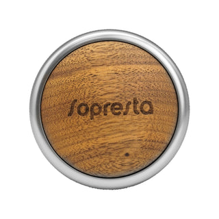 Sopresta Premium 54mm Leveling Tool med Valnöt (Passar för Sage Barista-serien)