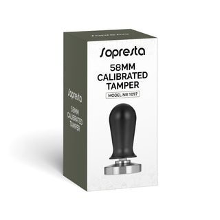 Sopresta 58mm Kalibrerad Tamper - Barista Udstyr